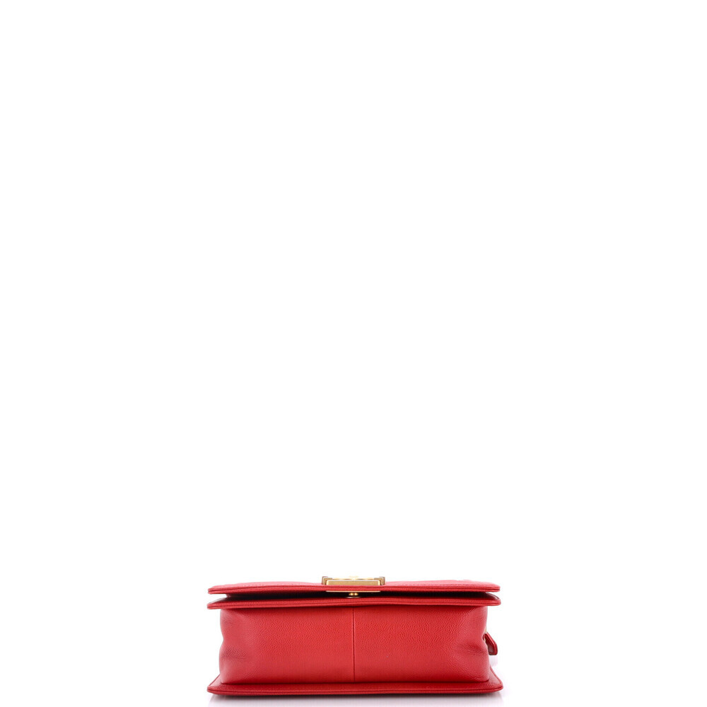 Chanel Old Medium Boy Flap Bag Chevron Caviar - Picture 4 of 7